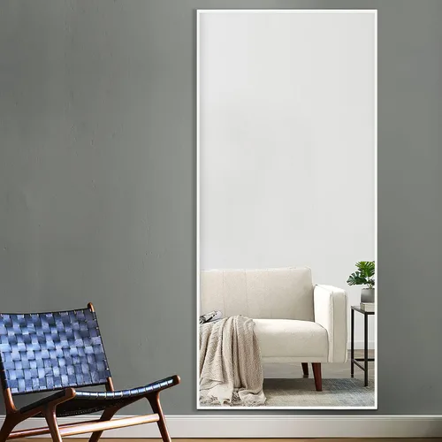 Miniatura 11 de MIRUO - Espejo de pared para colgar sobre la puerta, marco de poliestireno para baño, dormitorio, sala de estar, dormitorio y más