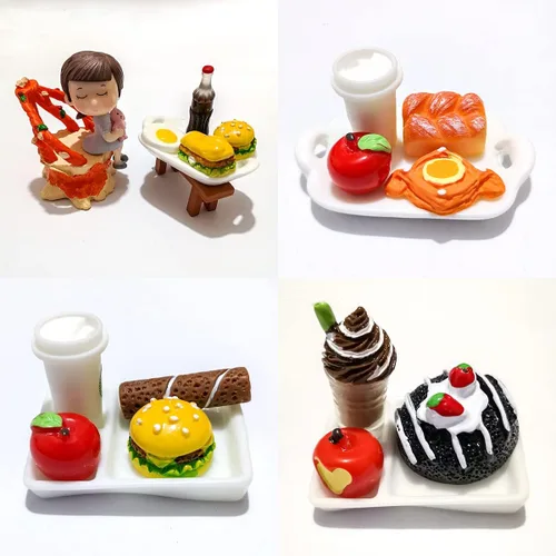Miniatura 4 de Botellas en miniatura de bebida de comida para jugar al juego de cocina (20 comidas (aleatorias))