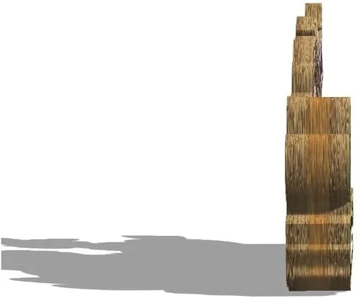 Miniatura 2 de USA Scottsdale - Imán de nevera con imán de madera 3D, monumentos de viaje, decoración coleccionable a mano, 2