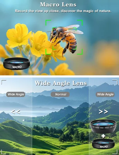 Miniatura 3 de Cámara de vlogging 4K 56MP para YouTube, cámara compacta de viaje para apuntar y disparar con lentes macro gran angular, 2 baterías, anti-vibración