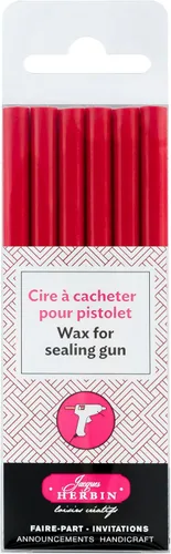 Miniatura 15 de Cera para pistola de pegamento Herbin - 4 3/4 de largo - Blanco blanco (Extra White)