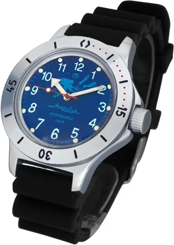 Miniatura 2 de VOSTOK Amphibian 120 Scuba Dude Diver - Reloj de pulsera militar ruso automático 120656 Casual