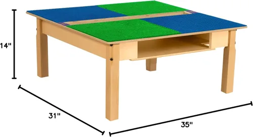 Miniatura 2 de Mesa DUPLO con canal y estante