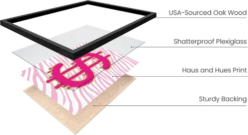 Miniatura 2 de HAUS AND HUES Póster rosa de preppy para pared, bonitos pósteres para estética de habitación, obra de arte de moda para habitación de adolescentes