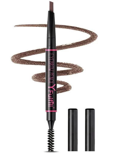 Miniatura 12 de Yfulfill Lápiz de Cejas Negro - Lápices de Cejas Impermeables para Mujeres Waterproof Eye Brow Pencil Black Color for Naturally Black Hair.