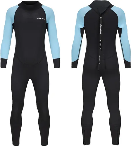 Miniatura 7 de Traje de neopreno para niños y niñas, traje de neopreno completo de 3/0.079 in y traje corto de 0.118 in para natación, surf