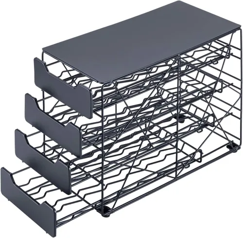 Miniatura 5 de K - Portavasos para mostrador pequeño para Keurig K-cup Holder para Mr Coffee para té (84 cápsulas, 4 niveles)