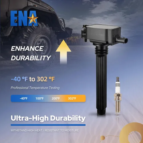 Miniatura 5 de ENA Juego de 6 bobinas de encendido y bujías de iridio para UF648 compatibles con Chrysler Dodge Charger Jeep Grand Cherokee Wrangler 200 300