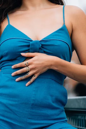 Miniatura 2 de Vrycot anillo ajustable de acero inoxidable para mujer, con frase inspiradora keep going y never give up, anillo modernos y apilables, regalo