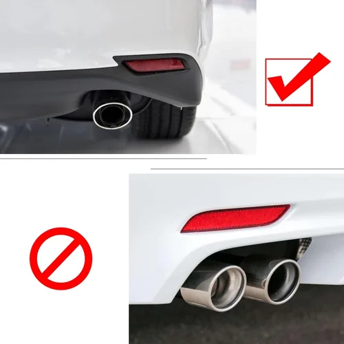 Miniatura 3 de Xotic Tech - Kit combinado de luces antiniebla y luz trasera para parabrisas, marco de bisel de párpado, cromado, compatible con Toyota Camry