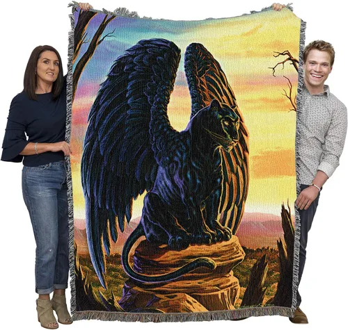 Miniatura 11 de Pure Country Weavers Squatch Believes in You Manta – Bigfoot Sasquatch Gift Fantasy Tapestry Cobija tejida de algodón – Fabricado en los Estados