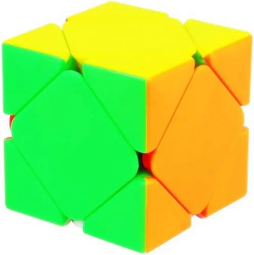 Miniatura 4 de CuberSpeed QiYi QiCheng Skewb Cubo mágico sin pegatinas MoFangGe QiCheng Skewb Cubo de velocidad sin pegatinas.