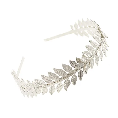 Miniatura 10 de WLBON Diadema de hojas de Halloween, corona de diosa romana, bandas para el cabello, diadema de hojas, diadema para mujer, Navidad, boda