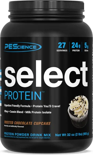 Miniatura 24 de PEScience Select Protein Powder, mezcla de suero y caseína, proteína limpia en polvo para mujeres y hombres, baja en calorías, baja
