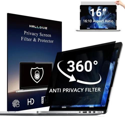Miniatura 31 de Paquete de 2 pantallas magnéticas colgantes de privacidad para computadora de 27 pulgadas para monitor de pantalla ancha de 16:9, pantalla