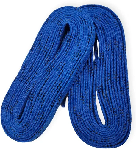 Miniatura 2 de zechy Cordones de hockey encerados – Hecho para patines – Hockey sobre hielo, patines de ruedas – Un par – Tamaños (72, 84, 96, 108, 120, 130)