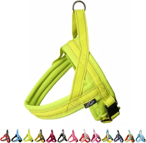 Miniatura 6 de Hakusan - Arnés tipo camuflaje para perro, seguro, sin asfixia, difícil de desconectar, gran ajuste, fácil de poner y quitar, ajustable, reflector