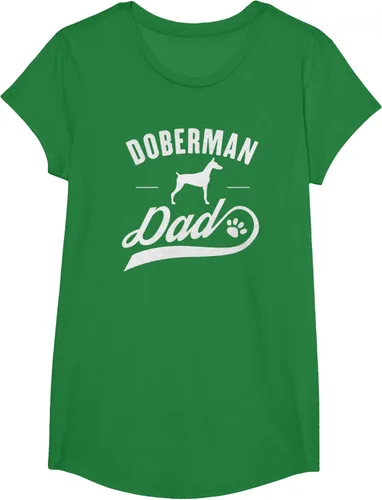 Miniatura 46 de Doberman Dad - Camiseta para amante del dueño del perro, Negro, S