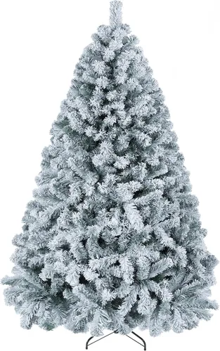 Miniatura 10 de Yaheetech - Árbol de pino artificial de Halloween negro de 4.5 pies, para decoración de fiestas en casa, oficina, fiestas, en interiores