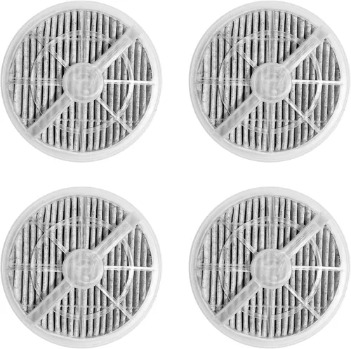 Miniatura 2 de Fette Filter - Paquete de 4 filtros de repuesto True HEPA con carbón activado compatibles con Fridababy, Meleden, RIGOGLIOSO GL-2103 purificadores