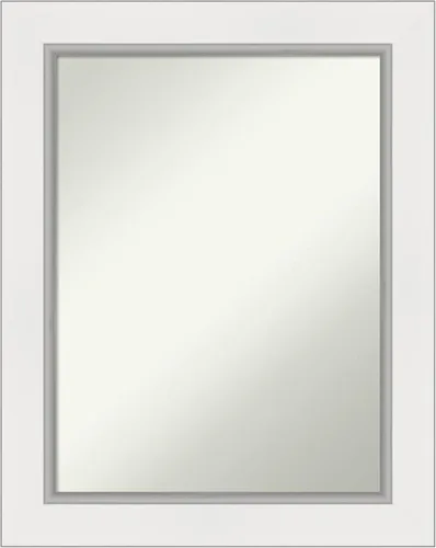Miniatura 48 de Amanti Art Espejo de pared blanco de 30 x 42 pulgadas, espejo de baño rectangular blanco para decoración de pared de sala de estar, marco Parlor