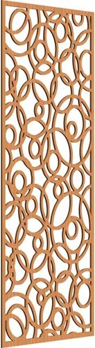 Miniatura 37 de Latrobe Paneles de pared decorativos de madera con calado, 9 3/8 pulgadas de ancho x 24 3/8 pulgadas de alto x 3/8 de alto, roble rojo rojo (Red Oak)