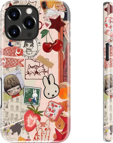 Miniatura 47 de bemal Funda para iPhone 12 Mini, estética, vintage, floreciente, peonía, concha, femenina, compatible con MagSafe, moderna, única, moderna, moderna
