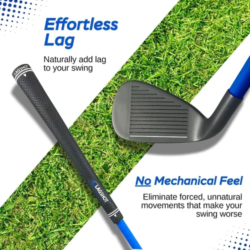 Miniatura 4 de Lag Shot XL 7 Iron Swing Trainer for Taller Men – Longer, Flexible Shaft Designed for Height & Strength Groove Tempo, Lag & Timing Build a