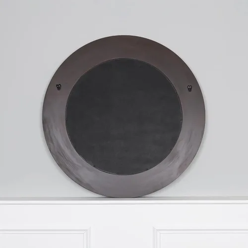 Miniatura 4 de Espejo de pared redondo canalizado contemporáneo de 32 pulgadas de diámetro, espejos de dormitorio para decoración de pared, espejo decorativo
