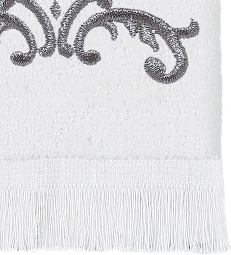 Miniatura 3 de Avanti Linens - Toallita para las manos, toalla de algodón suave y absorbente, diseño de pergamino, estilo cursivo decorativo