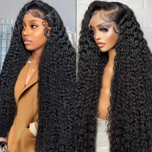 Miniatura 18 de Pelucas cortas de 10 pulgadas estilo Bob 13x4 con ondas profundas, peluca de pelo humano estilo Bob con encaje frontal HD de 200% de densidad