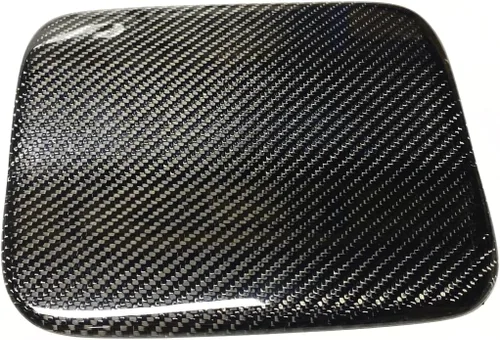 Cubierta de puerta de gas combustible de fibra de carbono para Subaru Impreza WRX STi 2002-2007 Negro