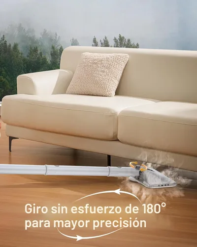 Miniatura 4 de LABIGO Trapeador de vapor 10 en 1 con limpiador de vapor de mano desmontable, tanque de 350ml, calentamiento en 10s, limpiador de vapor de 248°F