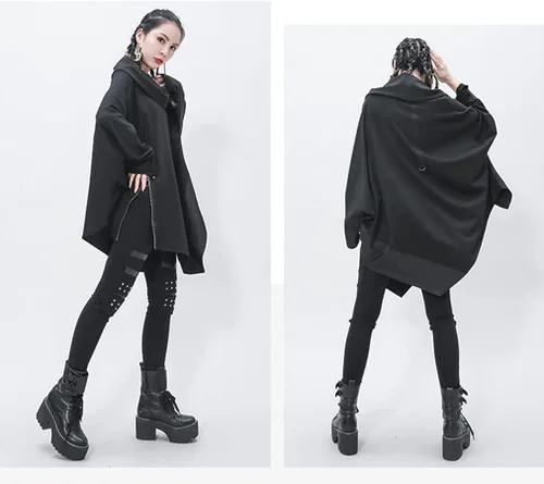 Miniatura 5 de Jli may Tops casuales de moda para mujer, para primavera, verano, poncho ruana, capa frontal abierta, cárdigan