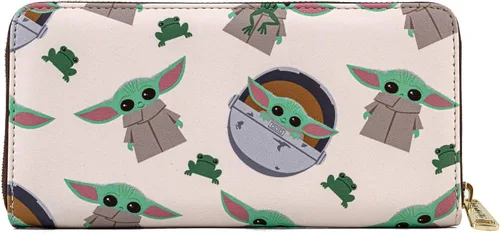 Miniatura 3 de Loungefly Star Wars Baby Yoda The Mandalorian - Cartera estampada, Multi