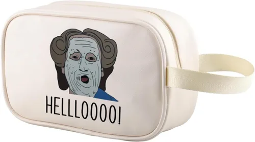 Miniatura 8 de XYANFA Bolsa de maquillaje inspirada en la señora D de los años 90, regalo de película divertida para abuela, bolsa con cremallera para fanáticos