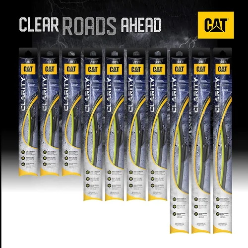 Miniatura 11 de CAT Caterpillar, Clarity - Limpiaparabrisas de calidad superior con una claridad perfecta, limpiaparabrisas de repuesto