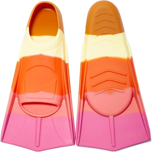 Miniatura 21 de Aletas de natación para niños, aletas cortas para niños y jóvenes, aletas de natación para entrenamiento de natación para niños, niñas, niños