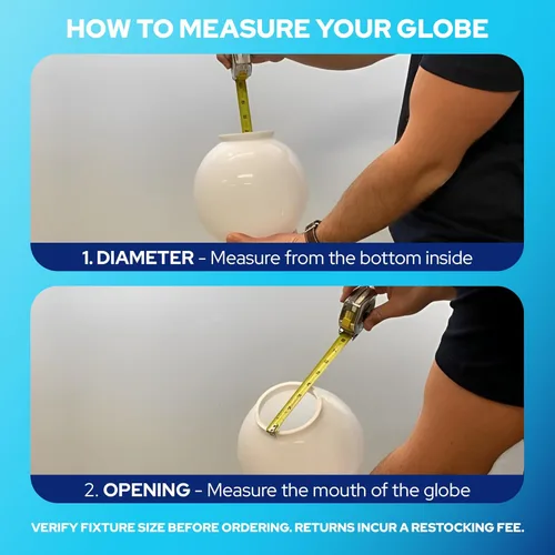 Miniatura 3 de KastLite Globo de poste de lámpara de acrílico prismático transparente de 8 pulgadas Textura prismática con cuello de ajuste de 3.91 pulgadas