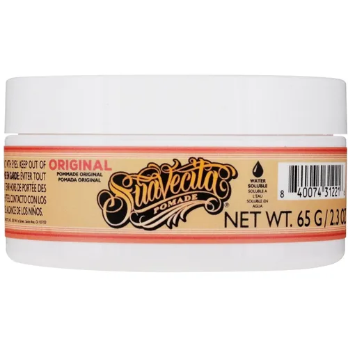 Miniatura 8 de Suavecita - Pomada para mujer, lata de 2.3 onzas, sujeción media, alto brillo, a base de agua, sin escamas como la cera, peinados de gel sin cabello