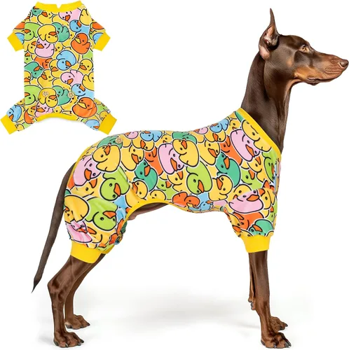 Miniatura 37 de KYEESE - Pijamas de terciopelo para perros y mascotas, ropa suave, abrigo para perros pequeños, mameluco cómodo y elástico, disfraz