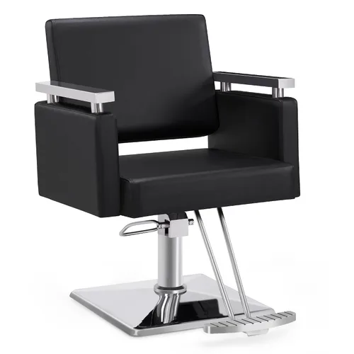 Miniatura 10 de BarberPub Silla de peluquero hidráulica clásica Silla de salón de peluquería para estilista Equipo de spa de belleza 8808 (verde)