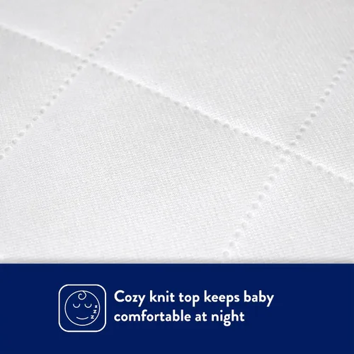 Miniatura 3 de Kolcraft Protector de colchón de cuna impermeable y ajustable, funda protectora de colchón y funda de cama infantil, duradera y cómoda, lavable a