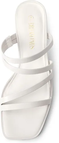 Miniatura 3 de DREAM PAIRS - Sandalias con correas para mujer, con punta abierta, tacón bajo y grueso