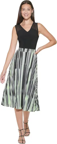 Miniatura 2 de DKNY Falda de cintura elástica para mujer