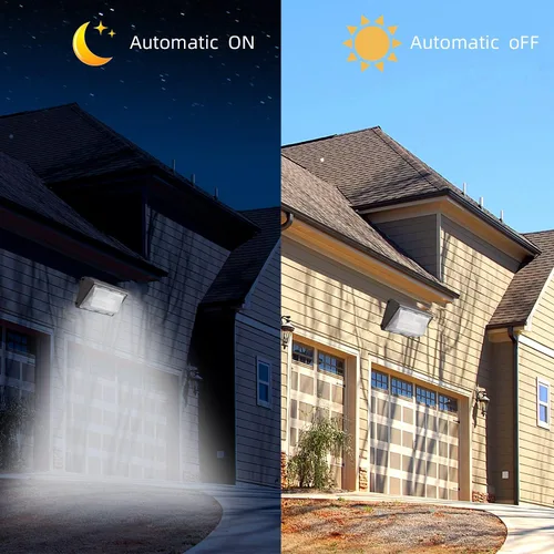 Miniatura 3 de Luz LED de Pared de Amanecer a Anochecer de 150W, 21000LM Equivalente a HPS/HID de 800-1000W, Iluminación de Seguridad Comercial Exterior de 5000K