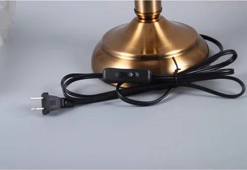 Miniatura 6 de Lámpara de escritorio de estilo retro, lámpara de escritorio con base de latón, pantalla de vidrio verde, lámpara de escritorio para banqueros
