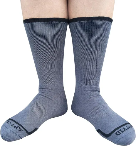 Miniatura 6 de APTYID Calcetines acolchados con control de humedad para hombre (46 pares)