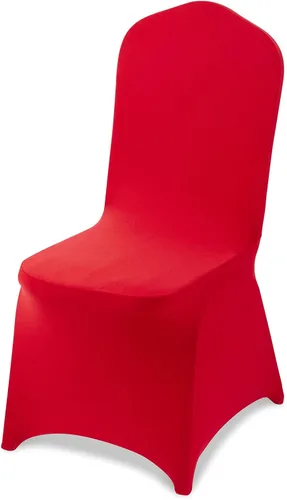 Miniatura 50 de VEVOR 150 fundas blancas para sillas de poliéster y elastano, fundas elásticas para bodas, fiestas, comedor, banquetes, sin pinzas, 150