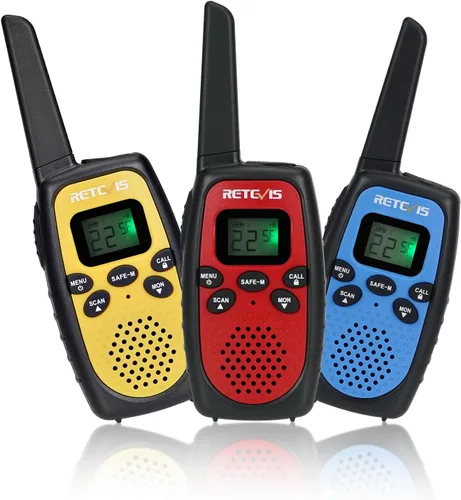 Retevis RT628S Walkie Talkies, RT628 2.0 versión más reciente radios portátiles FRS bidireccionales, modo seguro, manos libres VOX, walkie talkies